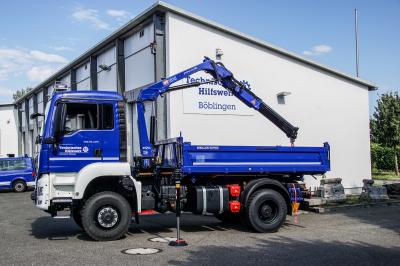 Boeblingen: Neuer Allrad LKW fuer das THW 