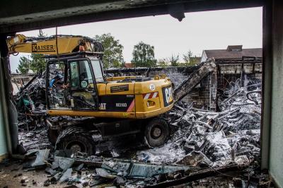 Sindelfingen-Darmsheim: Der Morgen nach dem Grossbrand 