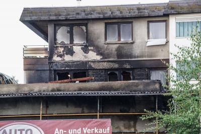Sindelfingen-Darmsheim: Der Morgen nach dem Grossbrand 