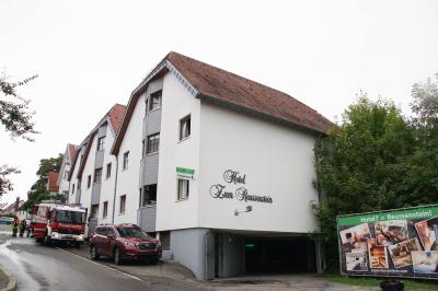 Boeblingen:  Feuer im Waescheraum eines Hotels 