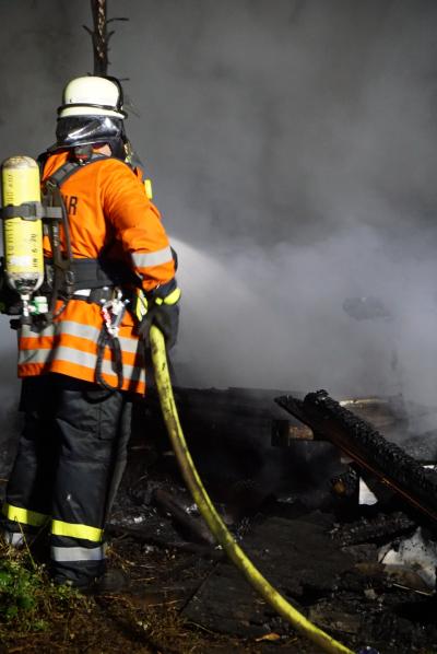 Brackenheim Hausen: Vereinsheim des Motorradclubs abgebrannt