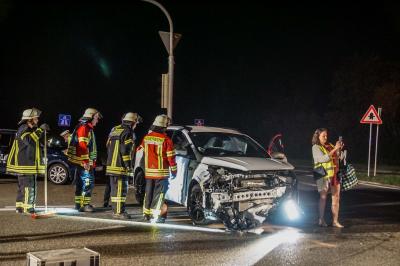 Bondorf:  Hoher Schaden nach Rotlichtmissachtung