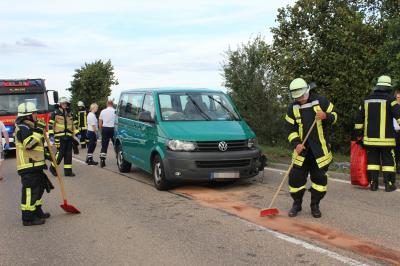 Marbach Rielingshausen: Schwerer Verkehrsunfall mit 2 Verletzten