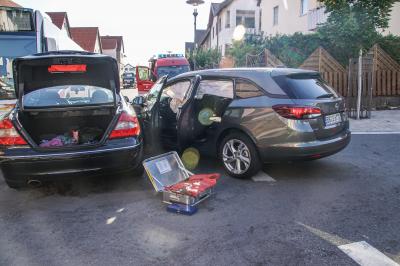 Weil im Schoenbuch: Linienbus in Unfall verwickelt