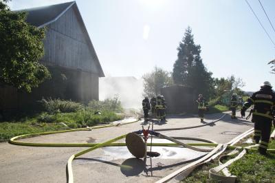 Sindelfingen: Brand einer Scheune 