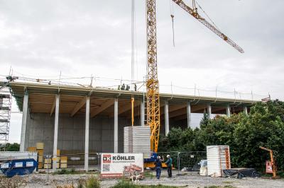 Ehningen: Dachpappe brennt auf Neubau der Firma Sehne