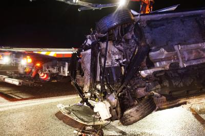 Wurmberg: Pkw kommt auf Aquaplaning von Fahrbahn ab und landet im Graben - eine Person Verletzt