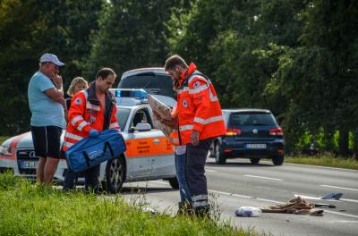 Baltmannsweiler: Pkw uebersieht Motorrad