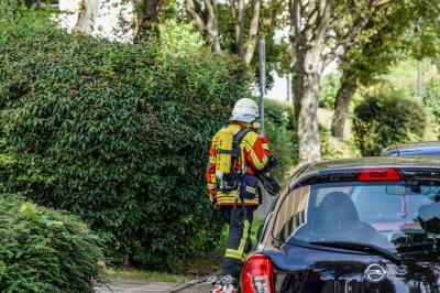 Ostfildern-Ruit: Balkonbrand loest groesseren Einsatz aus 