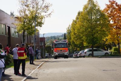 Goeppingen: Feuerwehren ueben den Ernstfall