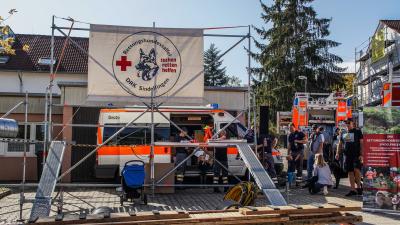 Sindelfingen-Darmsheim: Tag der offenen Tuer der Feuerwehr Sindelfingen Abteilung Darmsheim bei bestem Wetter