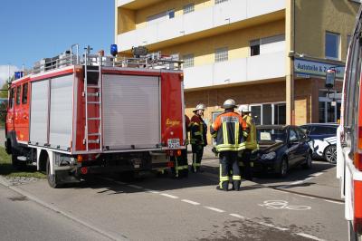 Herrenberg: Gasgeruch in Verkaufsraum eines Kfz Betrieb 