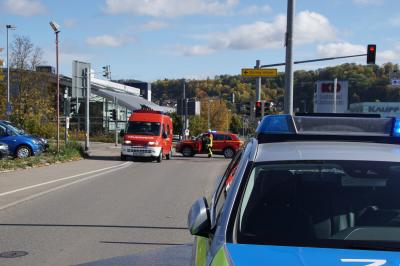 Herrenberg: Gasgeruch in Verkaufsraum eines Kfz Betrieb 