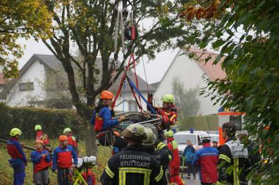 Goeppingen: Uebergewichtige Frau wird aus Wohnung gerettet 