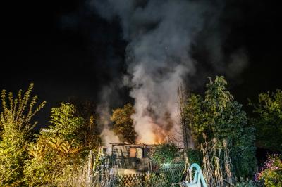 Weinstadt-Endersbach: Wohnwagen abgebrannt