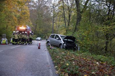 Grosssachsenheim Hohenhaslach: PKW kracht gegen Baum