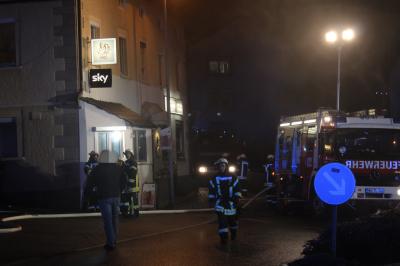 Beilstein: Kuechenvollbrand in der Ortsmitte