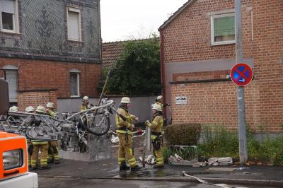 Esslingen-Oberesslingen: Brand in Maennerwohnheim