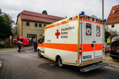 Alfdorf: Brandstiftung- Bewohner zuendet Sofa in Wohnheim an und loest Grosseinsatz aus