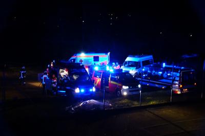 Gundelsheim- Tiefenbach: Sportheim brennt komplett nieder 