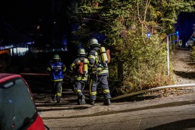 Winterbach-Engelberg: Kuechenbrand in Wohnhaus von verstorbenen Nudel-Unternehmer Klaus Birkel sorgt fuer starke Rauchentwicklung