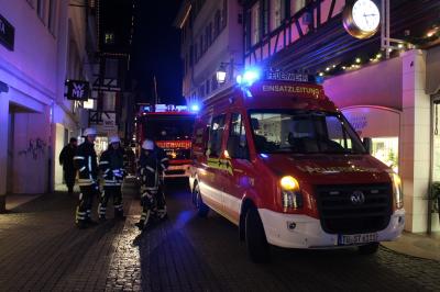 Tuebingen: Brand in der Altstadt