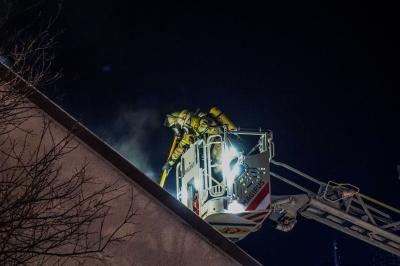 Unterensingen: Brand von Wohngebaeude 