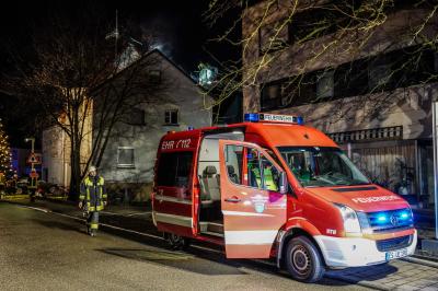 Unterensingen: Brand von Wohngebaeude 