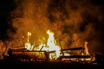 Remshalden-Rohrbronn: Party endet heiss - Schuppen brennt in voller Ausdehnung 
