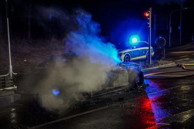 Boeblingen: BWM brennt vollstaendig aus