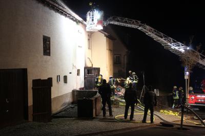 Brand in Pliezhausen am Silvesterabend