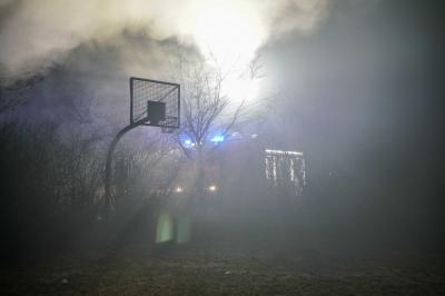 Kirchheim-Jesingen: Pavillion brennt am Sportplatz nieder