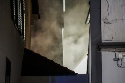 Kirchheim: Verpuffung in Italienischer Gaststaette in der Altstadt fuehrt zu langwierigen Loescharbeiten und einer Verletzten Person