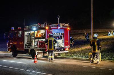 Kirchheim-Nabern: Frau landet nach medizinischen Notfall mit dem Auto im Acker