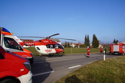 Mainhardt: Schwerer Verkehrsunfall - Zusammenstoss zwischen PKW und LKW