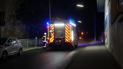 Pforzheim: aufgrund von Unwetter wurden Strassen gesperrt - Feuerwehr im Einsatz