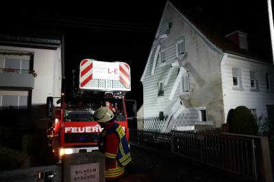 Leinfelden-Echterdingen: Sturm reisst Fassade vom Haus