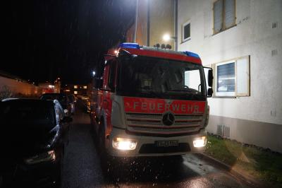 Esslingen-Zell: Baum landet auf Strasse und Gebaeude