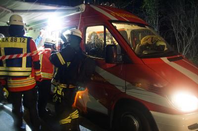 Rutesheim-Perouse: Wohngebaeude wird ein Raub der Flammen