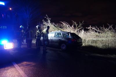 Freiberg-Geisingen: Nach Alkoholfahrt,  mehrfach ueberschlagen, 1 Person verletzt
