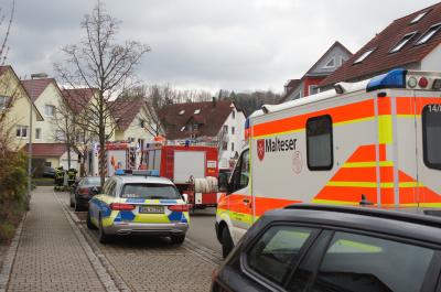 Neckartailfingen: Brand in Badezimmer