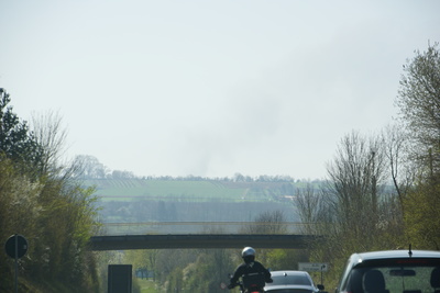 Remseck-Neckargroeninge:Brand in Recyclingfirma