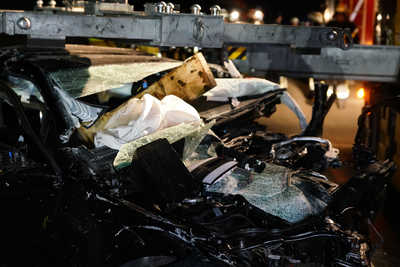 Grossbettlingen: Zwei Tote nach schwerem Frontalzusammenstoss