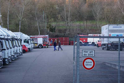 Plochingen: Container in Brand geraten