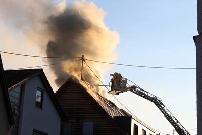Dachstuhlbrand in Pfrondorf