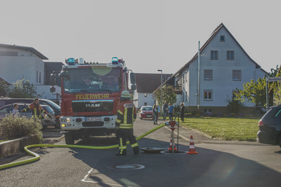 Herrenberg-Kuppingen: Gasleitung durch Baggerarbeiten beschaedigt