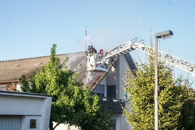 Oberjesingen: Fritteuse in Brand geraten