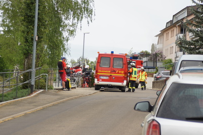 Oberboihingen: Kuechenbrand in Mehrfamilienhaus