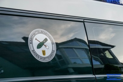 Sindelfingen: Brandbombe bei Baggerarbeiten freigelegt - Kampfmittelraeumdienst vor Ort