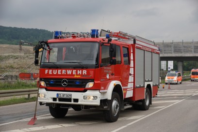 Aichelberg: VW-Bus brennt voellig aus